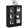 Librería de roble negro 82,5x30,5x115 cm Madera de ingeniería en Librerías y estanterías | Comprar online en Foru.es