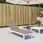 Cojín para tumbona gris taupe (75+105)x50x4 cm de vidaXL, Cojines para sillas y sofás - Ref: Foro24-314181, Precio: 36,61 €, ...