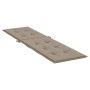 Cojín para tumbona gris taupe (75+105)x50x4 cm de vidaXL, Cojines para sillas y sofás - Ref: Foro24-314181, Precio: 37,36 €, ...
