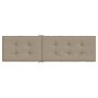 Cojín para tumbona gris taupe (75+105)x50x4 cm de vidaXL, Cojines para sillas y sofás - Ref: Foro24-314181, Precio: 37,36 €, ...