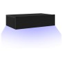 Mueble de TV con luces LED Roble Negro 60x35x15,5 cm en Muebles TV | Comprar online en Foru.es