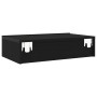 Mueble de TV con luces LED Roble Negro 60x35x15,5 cm en Muebles TV | Comprar online en Foru.es