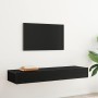 Muebles de TV con luces LED (2 unidades), roble negro, 60 x 35 x 15,5 cm en Muebles TV | Comprar online en Foru.es