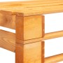 Banco de palés para jardín madera marrón miel de vidaXL, Bancos de jardín - Ref: Foro24-45765, Precio: 84,69 €, Descuento: %