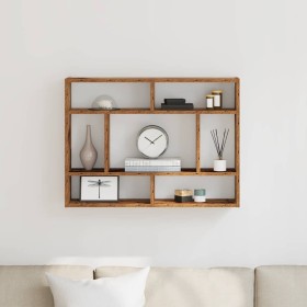 Estante de pared de madera vieja 75x16x55 cm Madera ingeniería en Estanterías | Comprar online en Foru.es