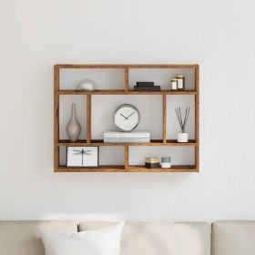 Estante de pared de madera vieja 75x16x55 cm Madera ingeniería en Estanterías | Comprar online en Foru.es