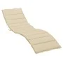 Cojín de tumbona de tela Oxford beige 200x50x3 cm de vidaXL, Cojines para sillas y sofás - Ref: Foro24-314191, Precio: 36,09 ...