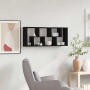 Estante de pared roble negro 36x16x90 cm madera de ingeniería en Estanterías | Comprar online en Foru.es