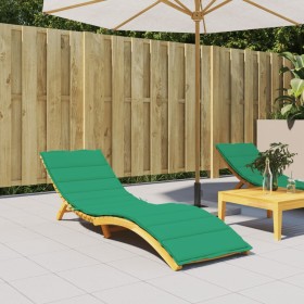 Cojín de tumbona de tela Oxford verde 200x50x3 cm de vidaXL, Cojines para sillas y sofás - Ref: Foro24-314193, Precio: 33,41 ...