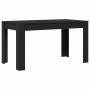 Mesa de Comedor Roble Negro 140 x 74,5 x 76 cm ratán sintético en Mesas de comedor | Comprar online en Foru.es
