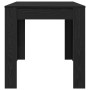 Mesa de Comedor Roble Negro 140 x 74,5 x 76 cm ratán sintético en Mesas de comedor | Comprar online en Foru.es