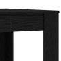 Mesa de Comedor Roble Negro 140 x 74,5 x 76 cm ratán sintético en Mesas de comedor | Comprar online en Foru.es
