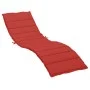 Cojín de tumbona de tela Oxford rojo 200x50x3 cm de vidaXL, Cojines para sillas y sofás - Ref: Foro24-314194, Precio: 36,07 €...