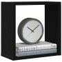 Estantes cubo de pared 2 uds madera roble negro 30x15x30 cm en Estanterías | Comprar online en Foru.es