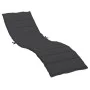 Cojín de tumbona de tela Oxford negro 200x50x3 cm de vidaXL, Cojines para sillas y sofás - Ref: Foro24-314195, Precio: 36,24 ...