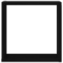 Estantes cúbicos de pared 4 uds roble negro 30x15x30 cm en Estanterías | Comprar online en Foru.es