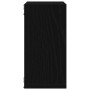 Estantes cúbicos de pared  6 uds roble negro 30x15x30 cm en Estanterías | Comprar online en Foru.es