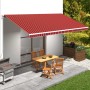 Toldo de lona naranja y marrón 600x300 cm en Toldos | Comprar online en Foru.es