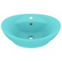 Lavabo lujoso con rebosadero cerámica verde claro 58,5x39cm de vidaXL, Lavabos - Ref: Foro24-146936, Precio: 86,77 €, Descuen...