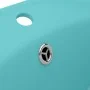 Luxurious washbasin with light green ceramic overflow 58.5x39cm by vidaXL, Sinks - Ref: Foro24-146936, Price: 78,93 €, Discou...