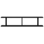 Estantes de pared 2 uds roble negro 90x18x20 cm en Estanterías | Comprar online en Foru.es
