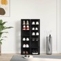 Zapateros 2 uds roble negro 25x27x102 cm madera de ingeniería en Zapateros y organizadores de calzado | Comprar online en Foru.e
