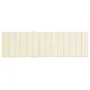 Cojín de tumbona de tela Oxford crema 200x60x3 cm de vidaXL, Cojines para sillas y sofás - Ref: Foro24-314205, Precio: 44,53 ...