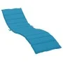 Cojín de tumbona de tela Oxford azul 200x60x3 cm de vidaXL, Cojines para sillas y sofás - Ref: Foro24-314207, Precio: 45,87 €...