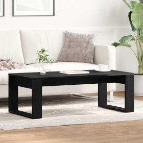 Mesa de Café Roble Negro 102 x 50 x 35 cm Madera de ingeniería en Mesas de centro | Comprar online en Foru.es