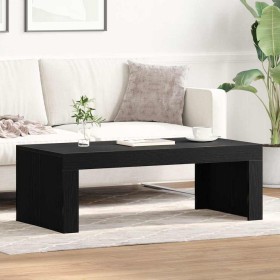Mesa de Café Roble Negro 102 x 50 x 35 cm Madera de ingeniería en Mesas de centro | Comprar online en Foru.es