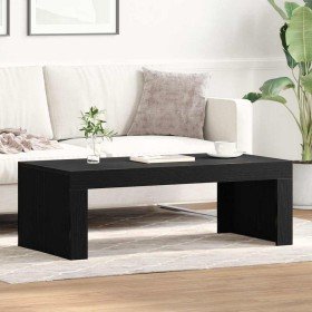 Mesa de Café Roble Negro 102 x 50 x 35 cm Madera de ingeniería en Mesas de centro | Comprar online en Foru.es