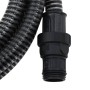Manguera de succión con conectores de PVC PVC negro 26 mm 10m de vidaXL, Mangueras de jardín - Ref: Foro24-151078, Precio: 56...