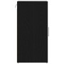 Zapatero de madera de roble negro 32x35x70 cm en Zapateros y organizadores de calzado | Comprar online en Foru.es