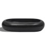 Lavabo de cerámica negro ovalado de vidaXL, Lavabos - Ref: Foro24-141920, Precio: 60,26 €, Descuento: %