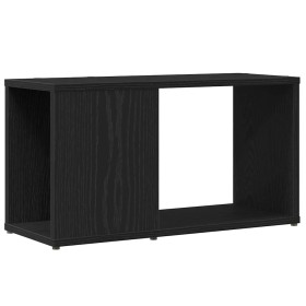 Mueble de TV de madera de roble negro 60x24x32 cm en Librerías y estanterías | Comprar online en Foru.es