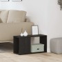 Mueble de TV de madera de roble negro 60x24x32 cm en Librerías y estanterías | Comprar online en Foru.es
