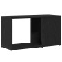 Mueble de TV de madera de roble negro 60x24x32 cm en Librerías y estanterías | Comprar online en Foru.es