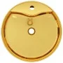 Waschbecken mit Überlauf 46,5x15,5 cm Keramik Gold von vidaXL, Sinkt - Ref: Foro24-143501, Preis: 84,80 €, Rabatt: %