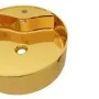 Waschbecken mit Überlauf 46,5x15,5 cm Keramik Gold von vidaXL, Sinkt - Ref: Foro24-143501, Preis: 84,80 €, Rabatt: %