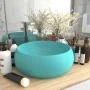 Luxuriöses rundes, mattes hellgrünes Keramikwaschbecken 40x15 cm von vidaXL, Sinkt - Ref: Foro24-147002, Preis: 43,21 €, Raba...