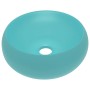 Lavabo de lujo redondo cerámica verde claro mate 40x15 cm de vidaXL, Lavabos - Ref: Foro24-147002, Precio: 56,07 €, Descuento: %