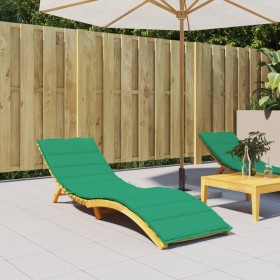 Cojín de tumbona de tela Oxford verde 200x70x3 cm de vidaXL, Cojines para sillas y sofás - Ref: Foro24-314223, Precio: 39,98 ...