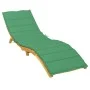 Cojín de tumbona de tela Oxford verde 200x70x3 cm de vidaXL, Cojines para sillas y sofás - Ref: Foro24-314223, Precio: 42,24 ...
