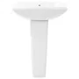 Lavabo de pie de cerámica blanco 580x470x200 mm de vidaXL, Lavabos - Ref: Foro24-143003, Precio: 160,28 €, Descuento: %