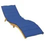 Cojín de tumbona de tela Oxford azul 200x70x3 cm de vidaXL, Cojines para sillas y sofás - Ref: Foro24-314228, Precio: 48,21 €...