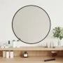 Round black wall mirror Ø 50 cm by vidaXL, Mirrors - Ref: Foro24-348186, Price: 33,20 €, Discount: %