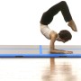 Esterilla inflable de gimnasia con bomba 300x100x10 cm PVC azul de vidaXL, Esteras para pilates y yoga - Ref: Foro24-91913, P...