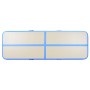 Esterilla inflable de gimnasia con bomba 300x100x10 cm PVC azul de vidaXL, Esteras para pilates y yoga - Ref: Foro24-91913, P...