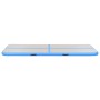 Esterilla inflable de gimnasia con bomba 300x100x10 cm PVC azul de vidaXL, Esteras para pilates y yoga - Ref: Foro24-91913, P...