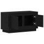 Gabinete de TV Roble negro 80 x 35 x 45 cm Madera contrachapada en Muebles TV | Comprar online en Foru.es